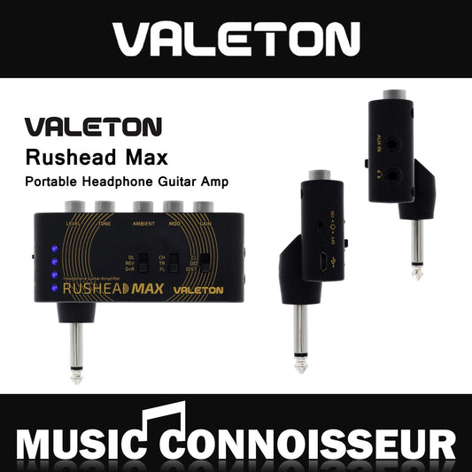 Valeton Rushead Max (USB Chargable Portable Pocket Guitar Headphone Amp)